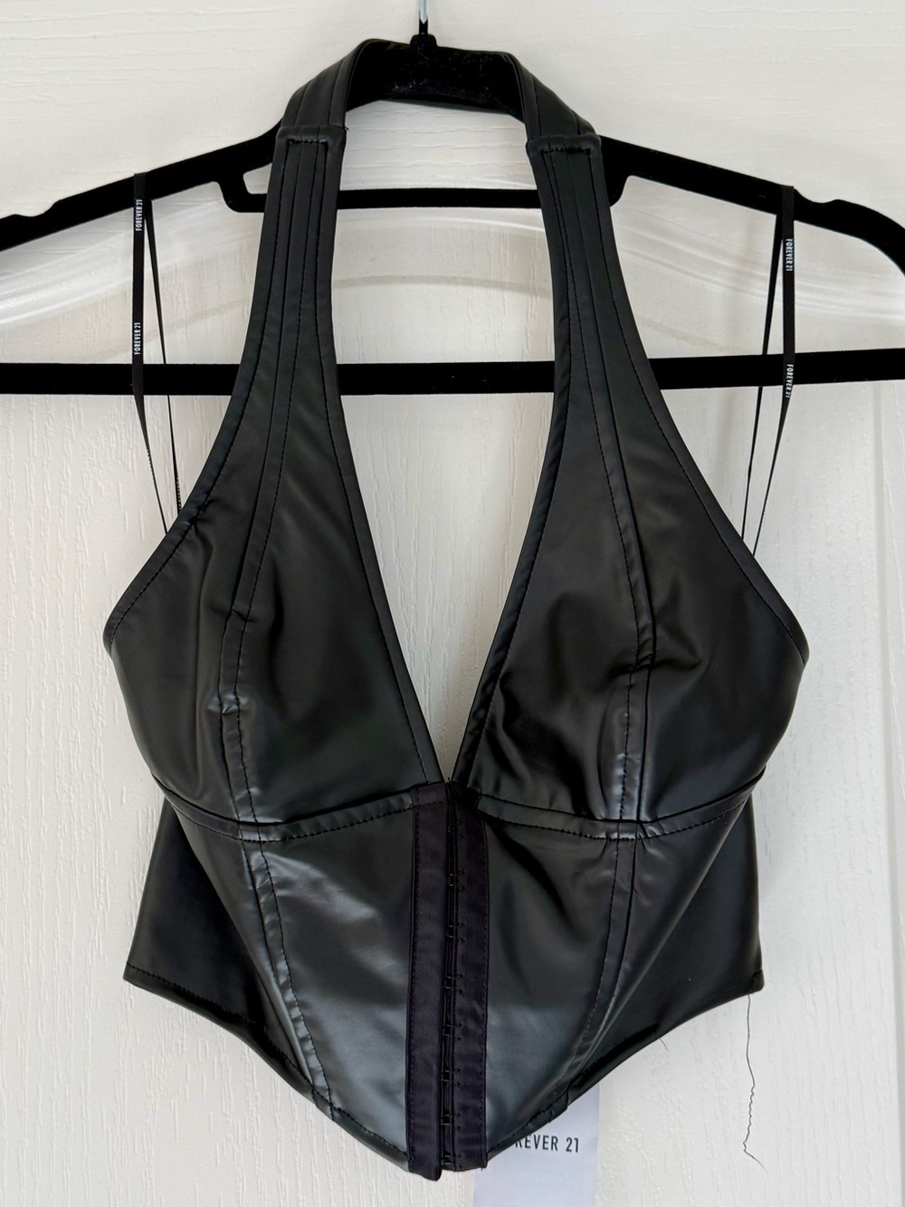 Forever 21 - Faux Leather Halter Top